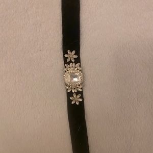 Diamond Flower Choker
